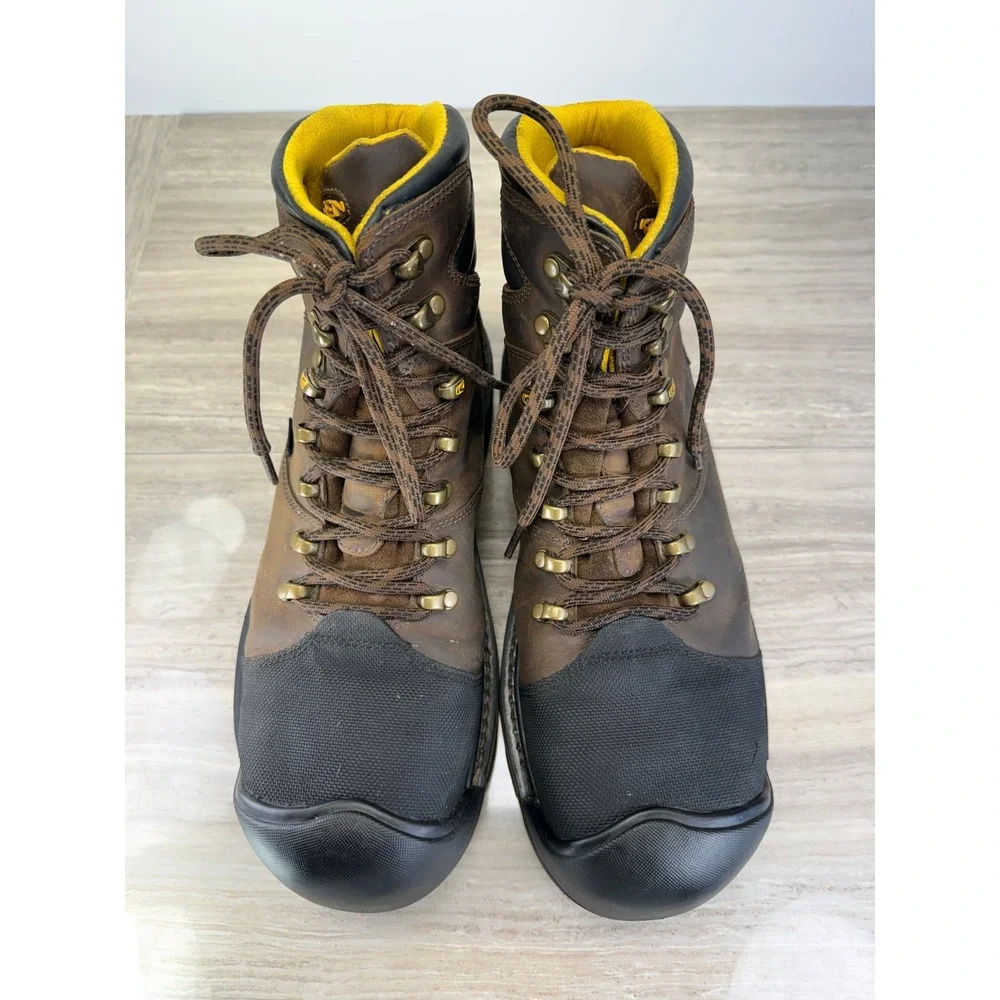 Keen Utility Milwaukee 6in Waterproof Steel Toe Boots Brown Gorpcore Men 10.5D